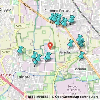 Mappa Via Lainate, 21042 Caronno Pertusella VA, Italia (1.08)