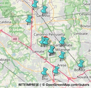 Mappa Via Lainate, 21042 Caronno Pertusella VA, Italia (3.8625)