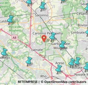 Mappa Via Lainate, 21042 Caronno Pertusella VA, Italia (6.78294)