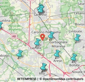 Mappa Via Lainate, 21042 Caronno Pertusella VA, Italia (5.30308)