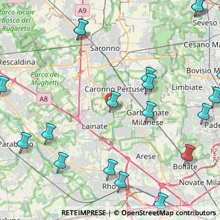 Mappa Via Lainate, 21042 Caronno Pertusella VA, Italia (6.40526)