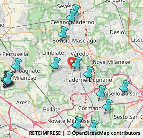 Mappa Via Nigra, 20037 Paderno Dugnano MI, Italia (5.707)