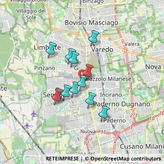 Mappa VIA G. VERDI, 20051 Ceriano Laghetto MB, Italia (1.39)