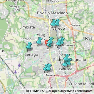 Mappa VIA G. VERDI, 20051 Ceriano Laghetto MB, Italia (1.61857)