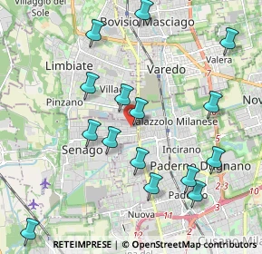 Mappa 20051 Ceriano Laghetto MB, Italia (2.182)