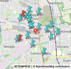 Mappa Via Giuseppe Verdi, 20030 Senago MI, Italia (0.842)