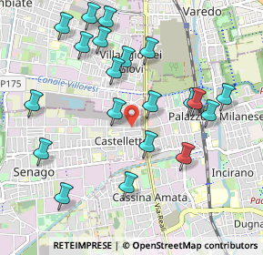 Mappa Via Giuseppe Verdi, 20813 Senago MI, Italia (1.0655)