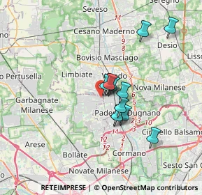 Mappa 20051 Ceriano Laghetto MB, Italia (2.52667)