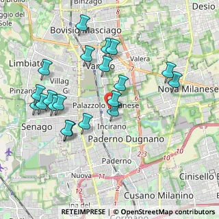 Mappa Via S. Carlo Borromeo, 20037 Paderno Dugnano MI, Italia (2.0255)