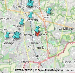 Mappa Via L. Faverio Pogliani, 20037 Paderno Dugnano MI, Italia (2.35909)