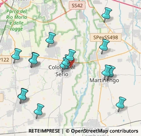 Mappa Via Manzù, 24055 Cologno Al Serio BG, Italia (4.39733)