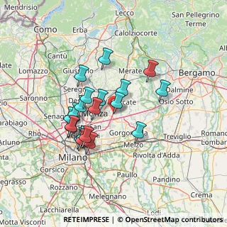 Mappa Via Cantin, 20864 Agrate Brianza MB, Italia (11.78)