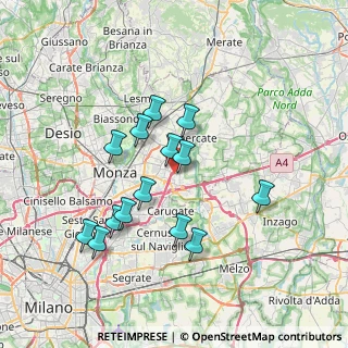 Mappa Via Cantin, 20864 Agrate Brianza MB, Italia (6.55786)