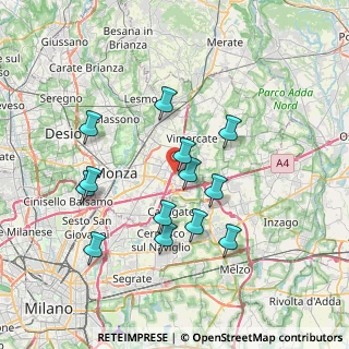 Mappa Via Cantin, 20864 Agrate Brianza MB, Italia (6.85308)