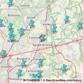 Mappa Via Cantin, 20864 Agrate Brianza MB, Italia (6.64316)