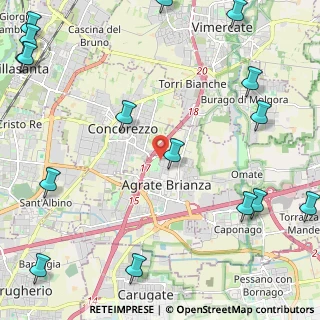 Mappa Via Cantin, 20864 Agrate Brianza MB, Italia (3.40125)