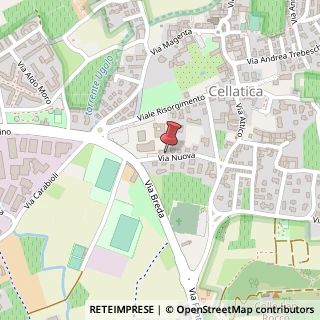 Mappa Via Nuova, 22, 25060 Cellatica, Brescia (Lombardia)