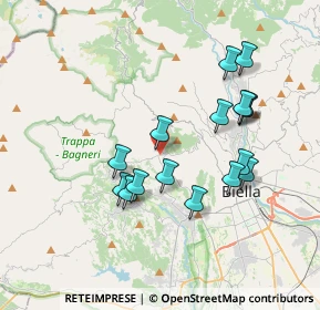 Mappa Via Oremo, 13814 Pollone BI, Italia (3.41438)