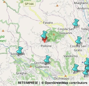 Mappa Via Oremo, 13814 Pollone BI, Italia (3.49154)