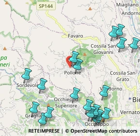 Mappa Via Oremo, 13814 Pollone BI, Italia (2.7525)