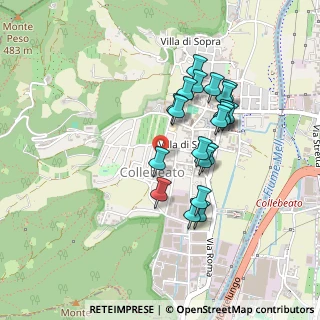 Mappa Via Gioacchino Rossini, 25060 Collebeato BS, Italia (0.392)