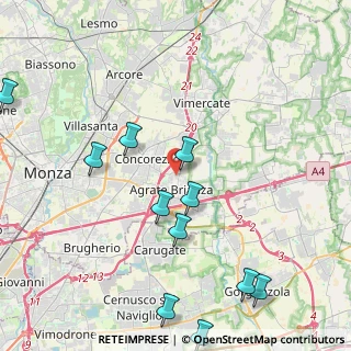 Mappa Via Nino Bixio, 20864 Agrate Brianza MB, Italia (5.42917)