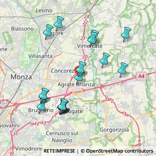 Mappa Via Nino Bixio, 20864 Agrate Brianza MB, Italia (4.18176)