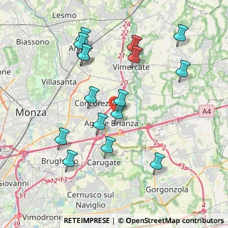 Mappa Via Bixio Nino, 20864 Agrate Brianza MB, Italia (4.03)