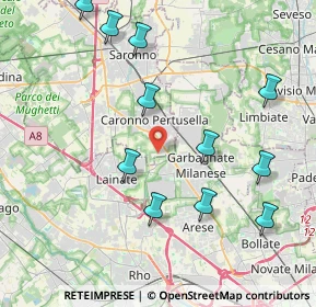 Mappa Largo Wolfgang Amadeus Mozart, 21042 Caronno Pertusella VA, Italia (4.48636)