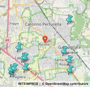 Mappa Largo Wolfgang Amadeus Mozart, 21042 Caronno Pertusella VA, Italia (3.01273)