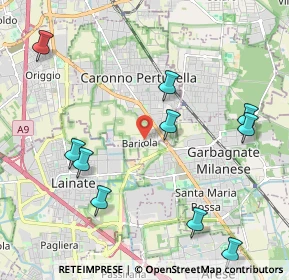 Mappa Largo Wolfgang Amadeus Mozart, 21042 Caronno Pertusella VA, Italia (2.57091)