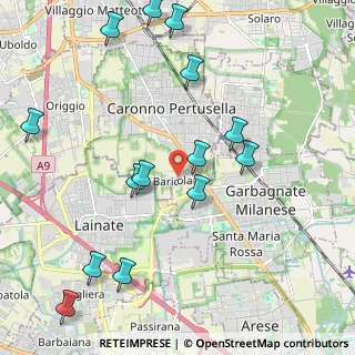 Mappa Largo Wolfgang Amadeus Mozart, 21042 Caronno Pertusella VA, Italia (2.42571)