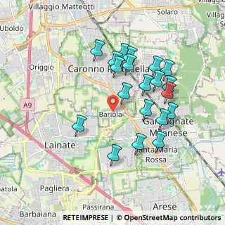 Mappa Largo Wolfgang Amadeus Mozart, 21042 Caronno Pertusella VA, Italia (1.738)