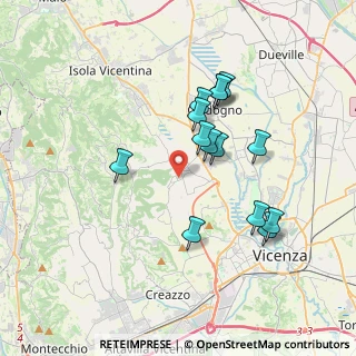 Mappa Via Guglielmo Marconi, 36030 Costabissara VI, Italia (3.30357)
