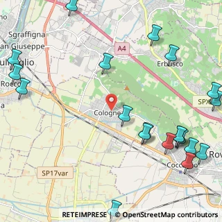 Mappa Via Don Santo Antomelli, 25033 Cologne BS, Italia (3.085)