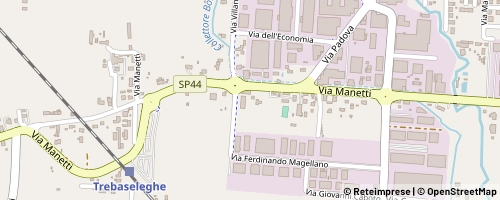 Mappa Trebaseleghe