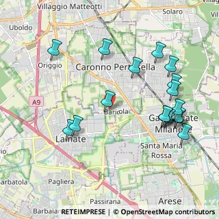Mappa Vicolo Maderna, 21042 Caronno Pertusella VA, Italia (2.23611)