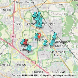 Mappa Vicolo Maderna, 21042 Caronno Pertusella VA, Italia (1.675)