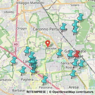 Mappa Vicolo Maderna, 21042 Caronno Pertusella VA, Italia (2.7045)