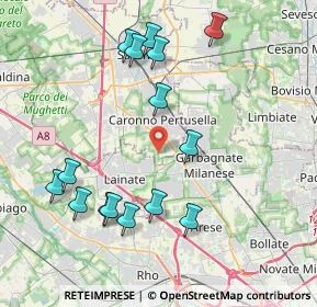 Mappa Vicolo Maderna, 21042 Caronno Pertusella VA, Italia (4.26867)