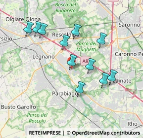 Mappa Via I Maggio, 20028 San Vittore Olona MI, Italia (3.51364)