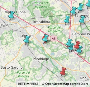 Mappa Via I Maggio, 20028 San Vittore Olona MI, Italia (6.61556)
