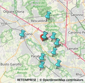 Mappa Via I Maggio, 20028 San Vittore Olona MI, Italia (2.99545)