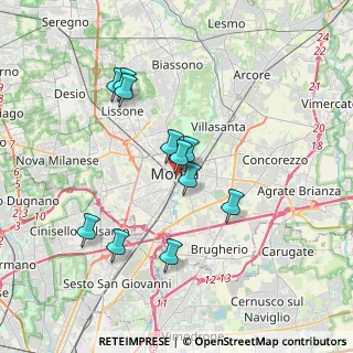 Mappa Via San Martino, 20052 Monza MB (3.18545)
