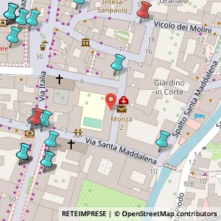 Mappa Via San Martino, 20052 Monza MB (0.121)