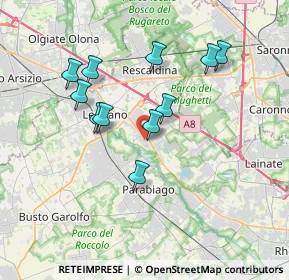 Mappa Via G. Verga, 20028 San Vittore Olona MI, Italia (3.27364)