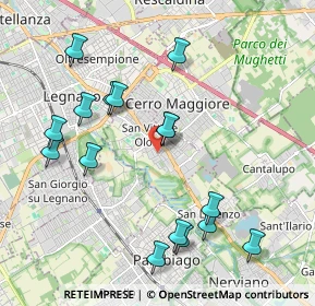 Mappa Via G. Verga, 20028 San Vittore Olona MI, Italia (2.115)