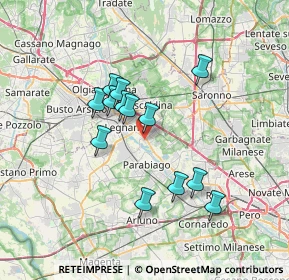 Mappa Via Giuseppe Mazzini, 20028 San Vittore Olona MI, Italia (5.83769)