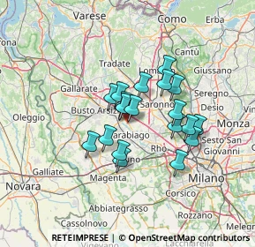 Mappa Via Giuseppe Mazzini, 20028 San Vittore Olona MI, Italia (9.558)