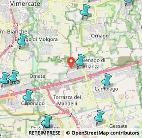 Mappa Via Sabin, 20873 Cavenago di Brianza MB, Italia (3.21846)